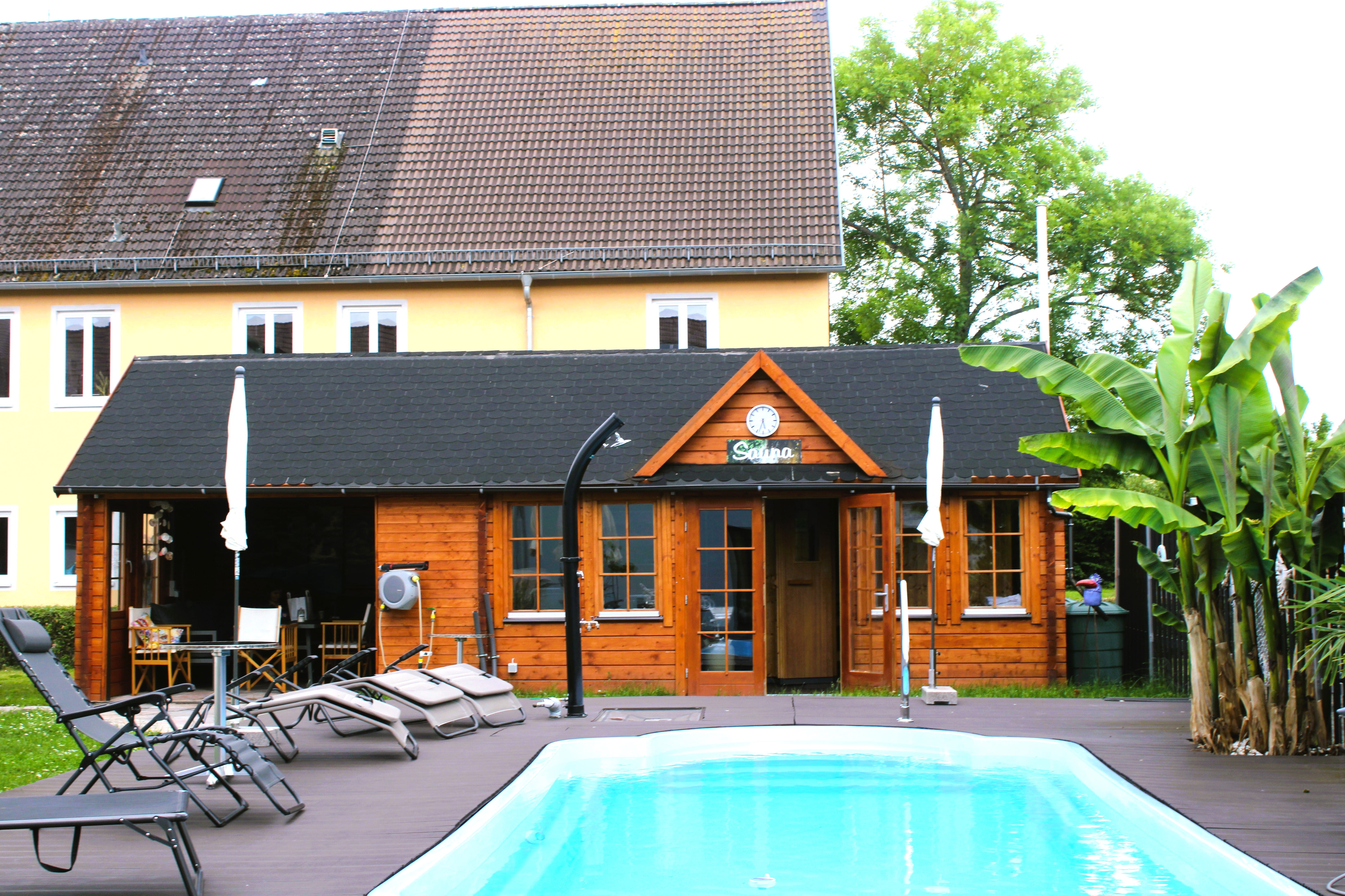 Pool at the apartment house